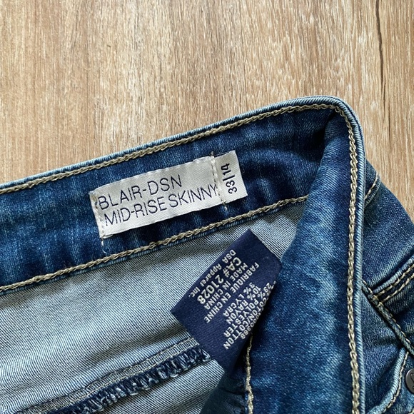 Mid-rise skinny jeans SZ 14 - Picture 4 of 6